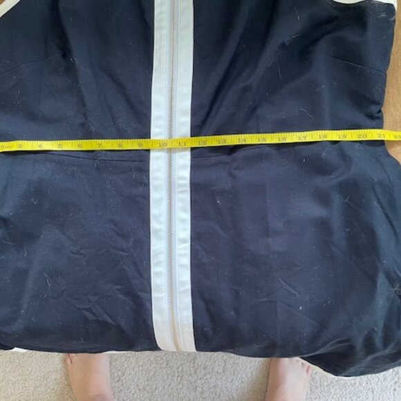 Limited Navy/White Sleeveless Front Zipper Dress Women’s 18W NWOT - Picture 10 of 13